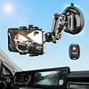 Universal 360&deg; Car Phone Holder Video Recording Rotating Arm Suction Cup Car Phone Holder Vlog Selfie
