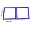 2Pcs Diamond Art Square Auxiliary Frame 3D Printing Diamond Art Desk Positioning Frame Lightweight for Boys Girls Adults Students Home Office Leisure (Royal Blue Large)