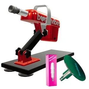 pornhint Pornhint Bondivibes Massage Gun on Stand - Thrusting Massager - Automatic Pleasure Machine - Massage Tool - Personnel Massager - Vac-u-lock Adapter Toy
