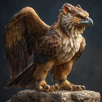 Golden Griffin - Diamond Painting