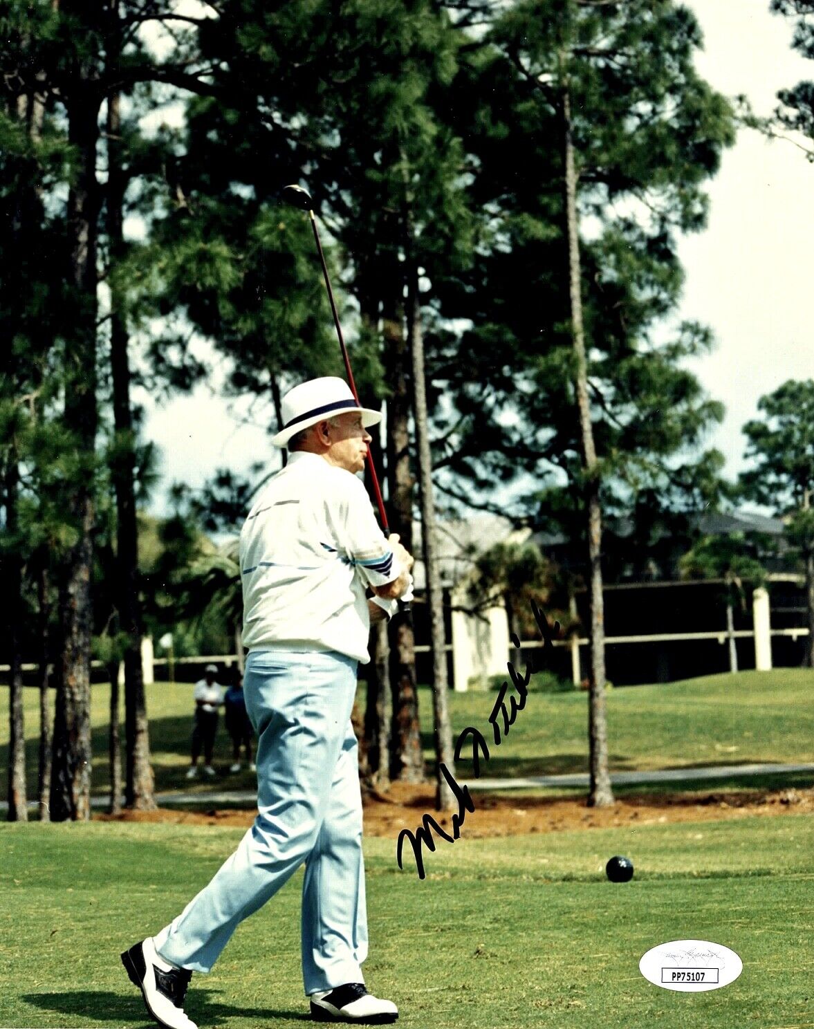 MIKE FETCHICK Autograph Hand SIGNED 8X10 Photo Poster painting PGA TOUR JSA CERTIFIED PP75107