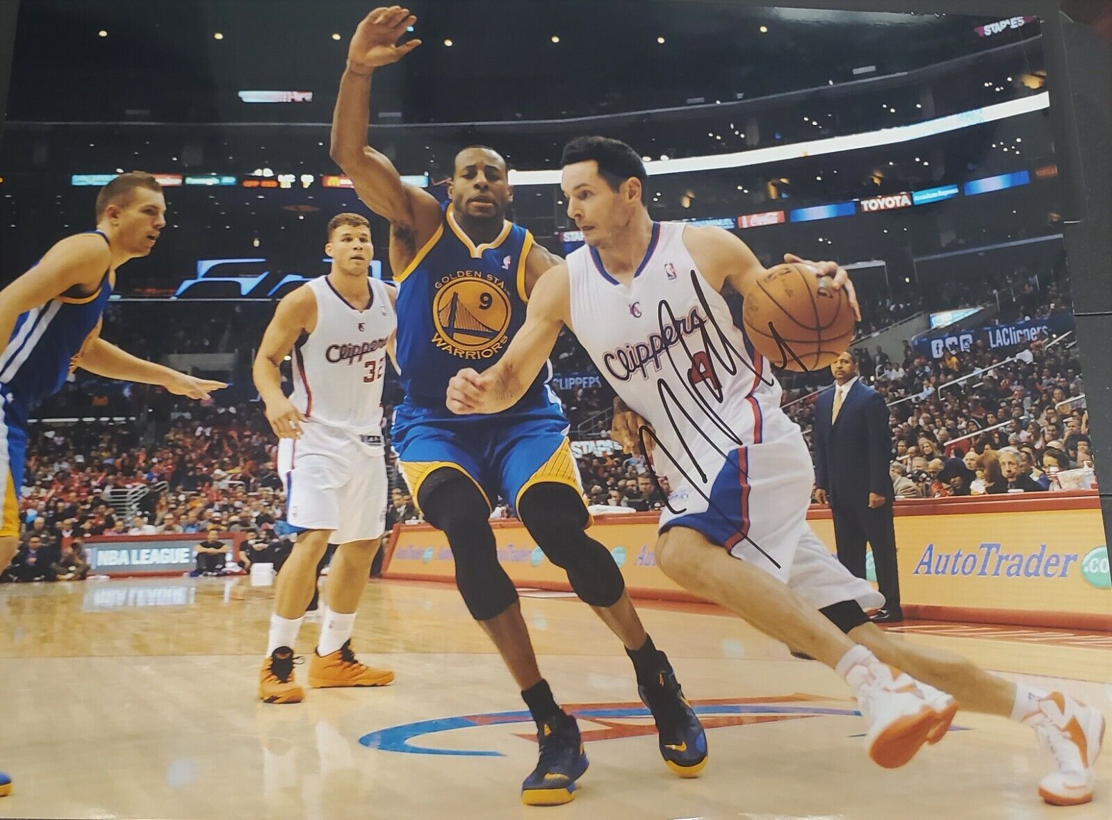 Autographed J.J. REDICK Los Angeles Clippers11x14 Photo Poster painting w/COA