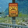 Warning - Vintage Metal Signs(12*16Inch) - Warning