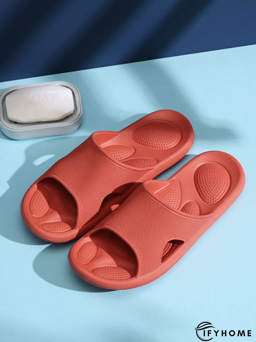 Comfy Plain Eva Massage Bathroom Slippers | IFYHOME