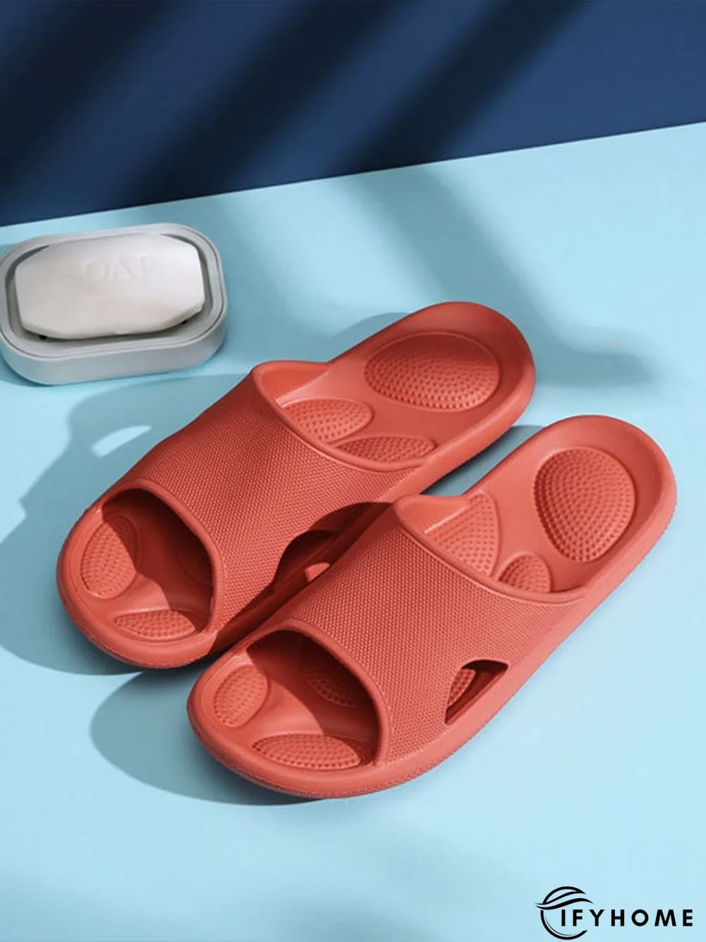 Comfy Plain Eva Massage Bathroom Slippers | IFYHOME