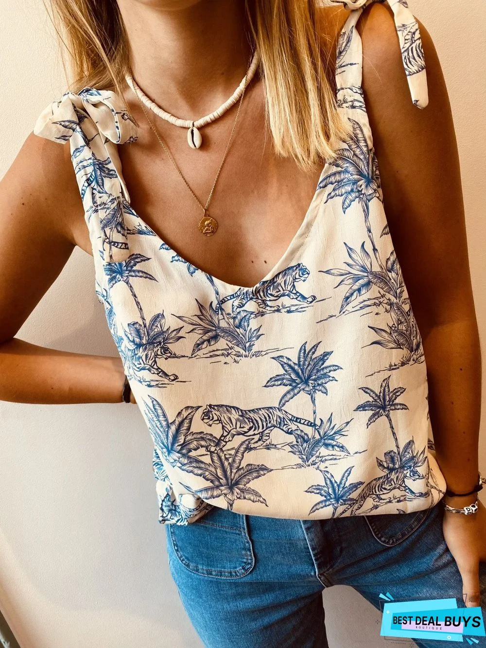 Off Shoulder Cold Shoulder V Neck Tops