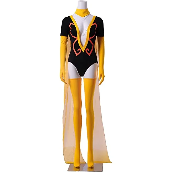 The Venture Bros Cosplay Dr Mrs Monarch Costumes Bodysuit Jumpsuit for Halloween Party Black Large