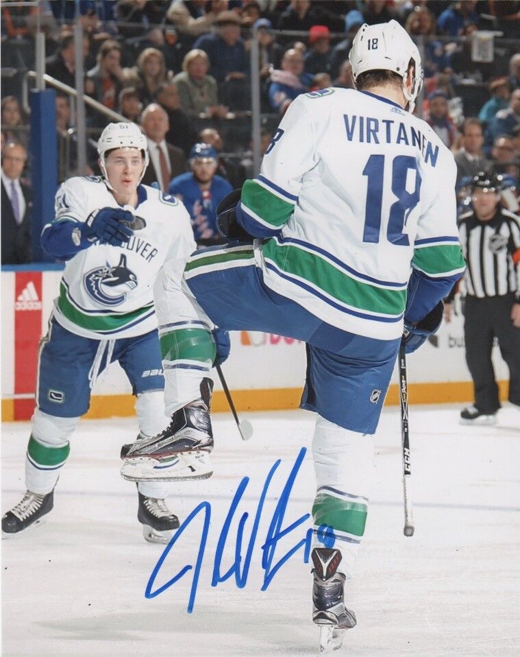 Vancouver Canucks Jake Virtanen Autographed Signed 8x10 Photo Poster painting COA #8