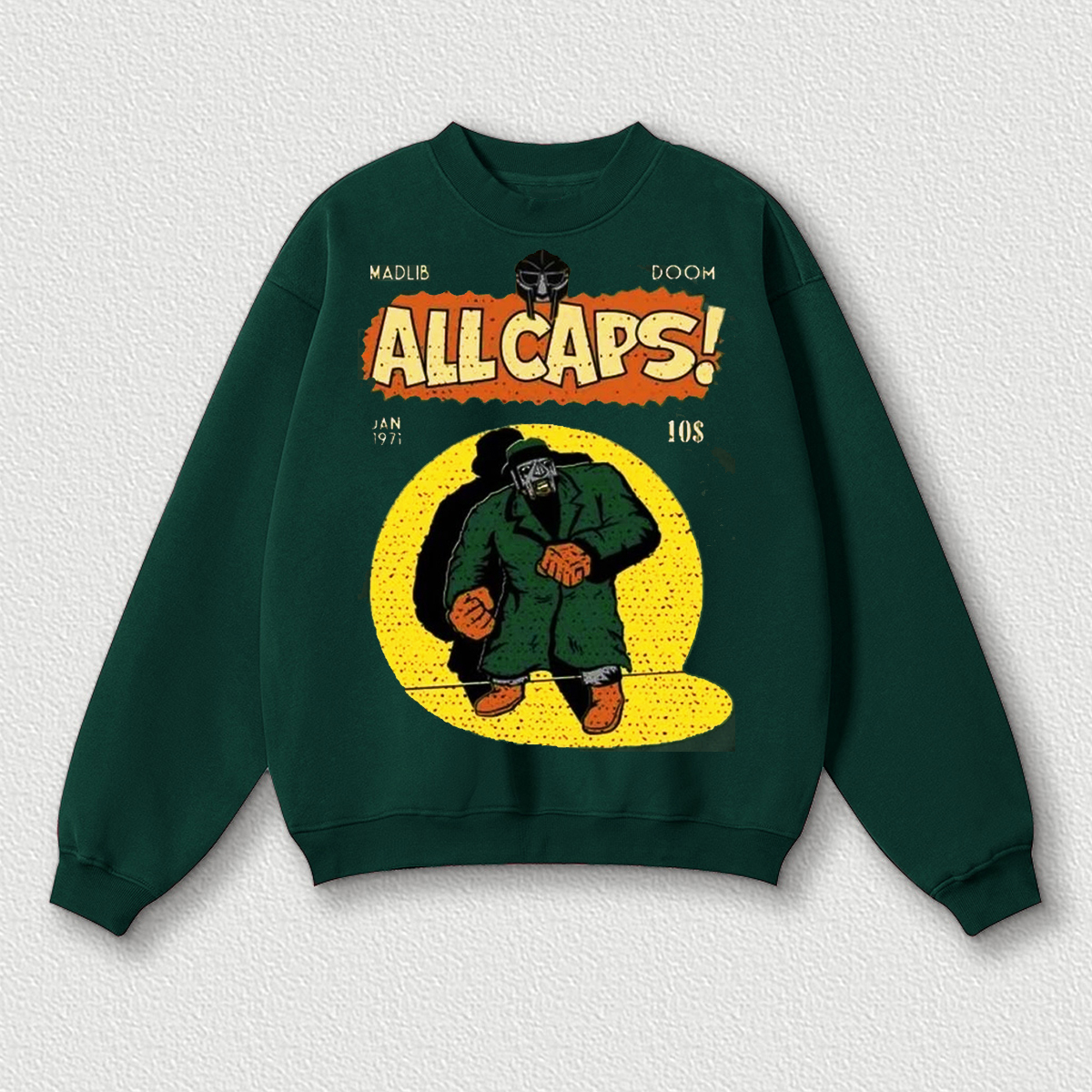 Hip-Hop Rap Casual Street Crewneck Sweatshirt