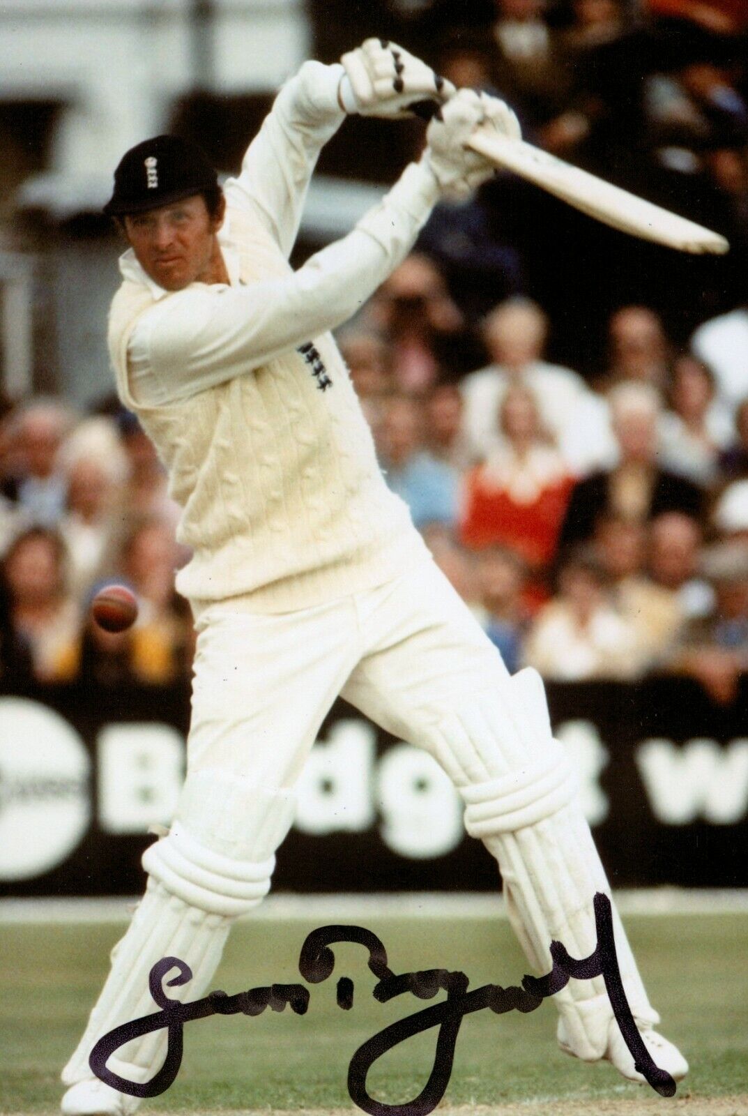 Sir Geoffrey Boycott Signed 6x4 Photo Poster painting England Cricket Autograph Memorabilia +COA