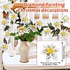 8pcs Flower Shape DIY Diamond Painting 3D Composite XMAS Floral Decorative Set