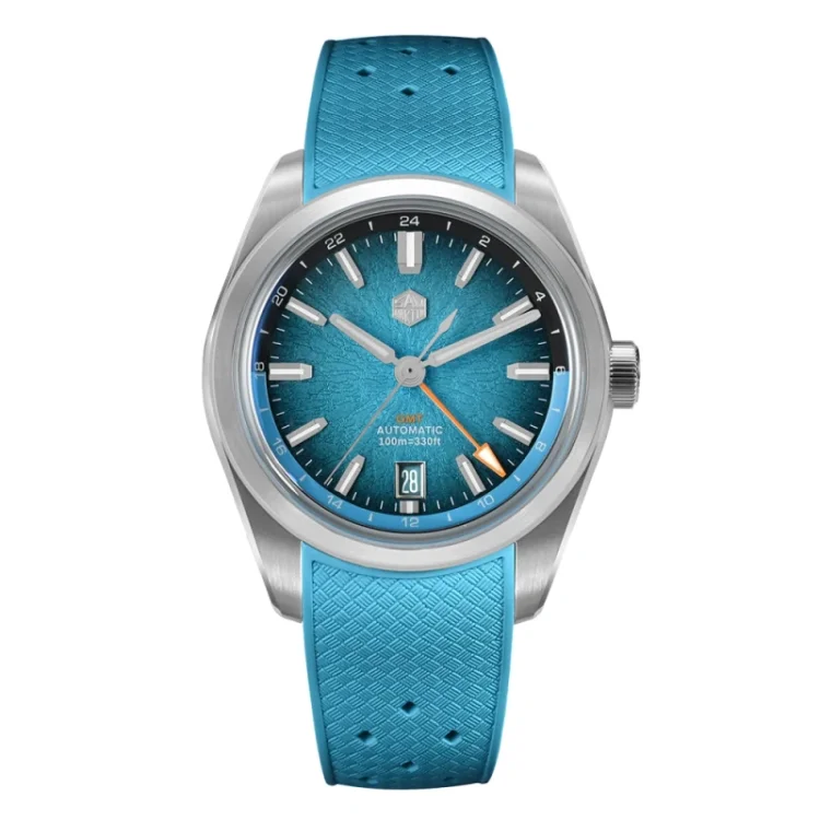 ★April Sale★San Martin Miyota 9075 GMT 39mm Watch SN0144 San Martin Watch san martin watchSan Martin Watch