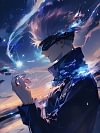 Starry Sky Satoru Gojo Decorative Painting - Jujutsu Kaisen - Xingkong Studio