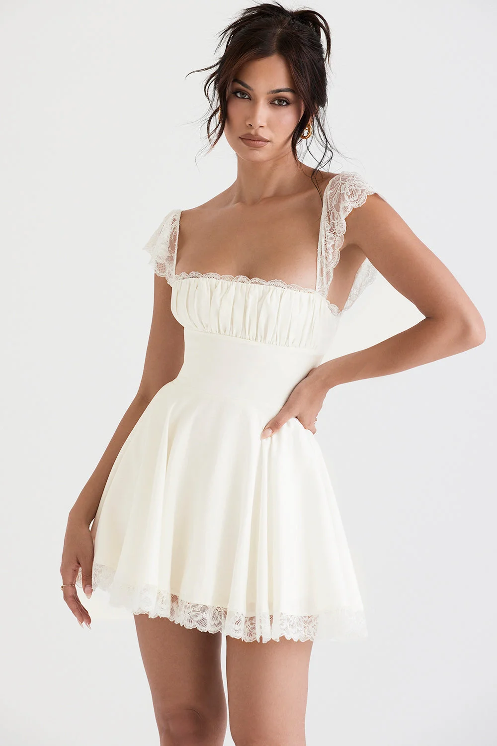 Florence Lace Mini Dress