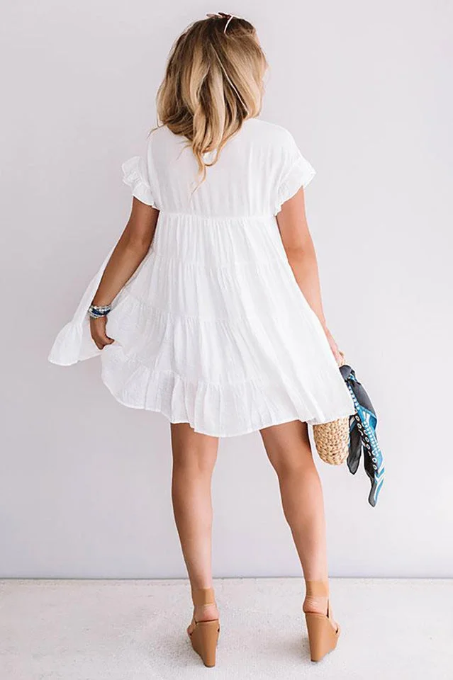 Short Sleeve Plus Size Casual Dress