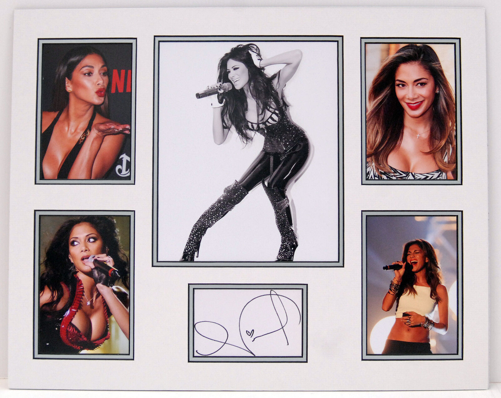 NICOLE SCHERZINGER Signed MOUNTED Photo Poster painting DISPLAY AFTAL Autograph COA Pussy Cat