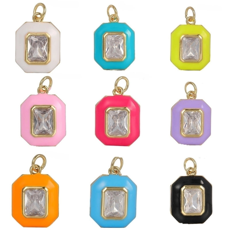 1 Piece 29 * 16mm Copper Artificial Gemstones Heart Shape Jewelry Accessories Pendant Chain