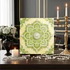 (30x30cm)DIY Pearl Painting Framed Mandala Handmade Pearl Material Art Kit Living Room Decor