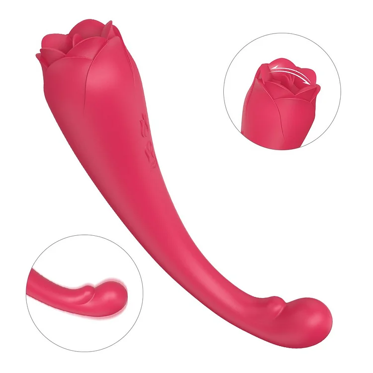 Usb Rechargeable Rose Body Wand Massager