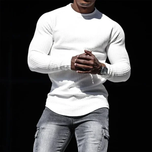 WAFFLE RAGLAN SWEATSHIRT