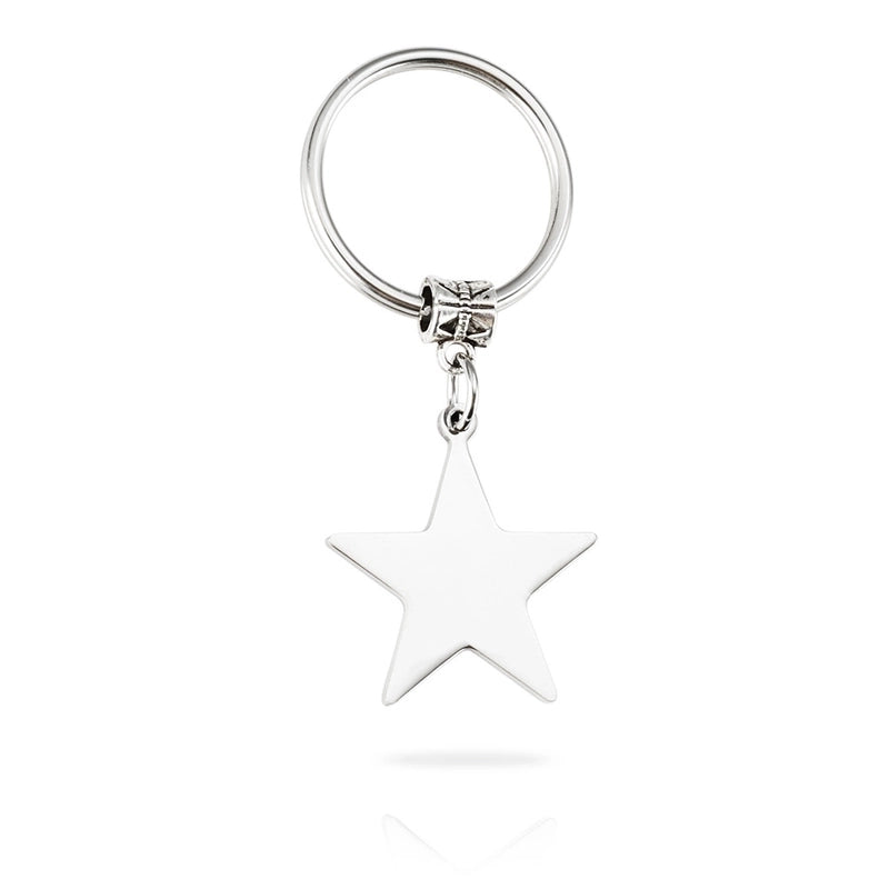Fashion Star Stainless Steel Bag Pendant Keychain