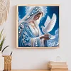 Religi&ouml;se Madonna - speziell geformtes Diamantgem&auml;lde - 30*30cm