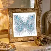 Blue Butterfly DIY Partial Drill Diamond Painting Kit for Adults 30x30cm