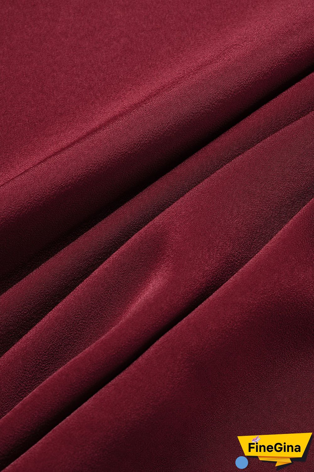 Burgundy Casual Solid Patchwork Shirt Collar Tops