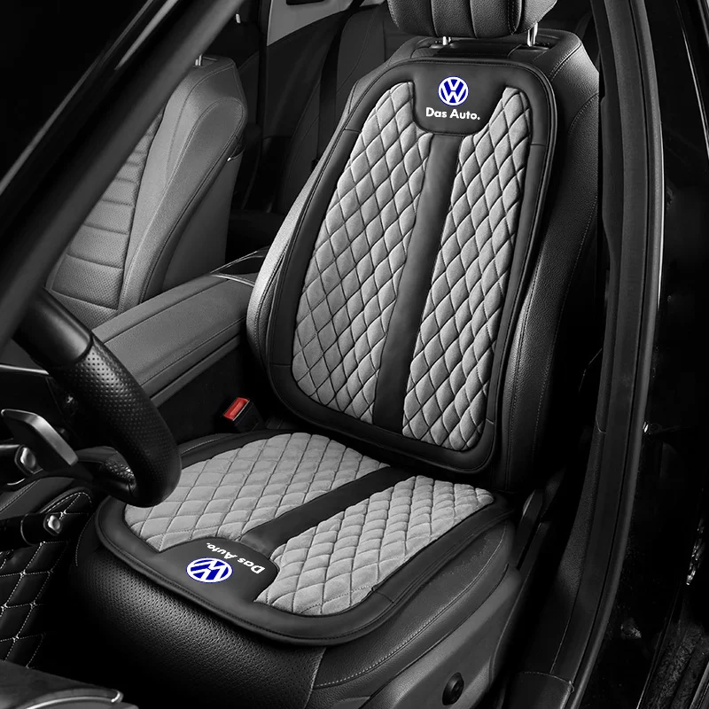 Car Seat Cushion Deerskin Car Winter Short Plush Seat Cushion Seat Headrest