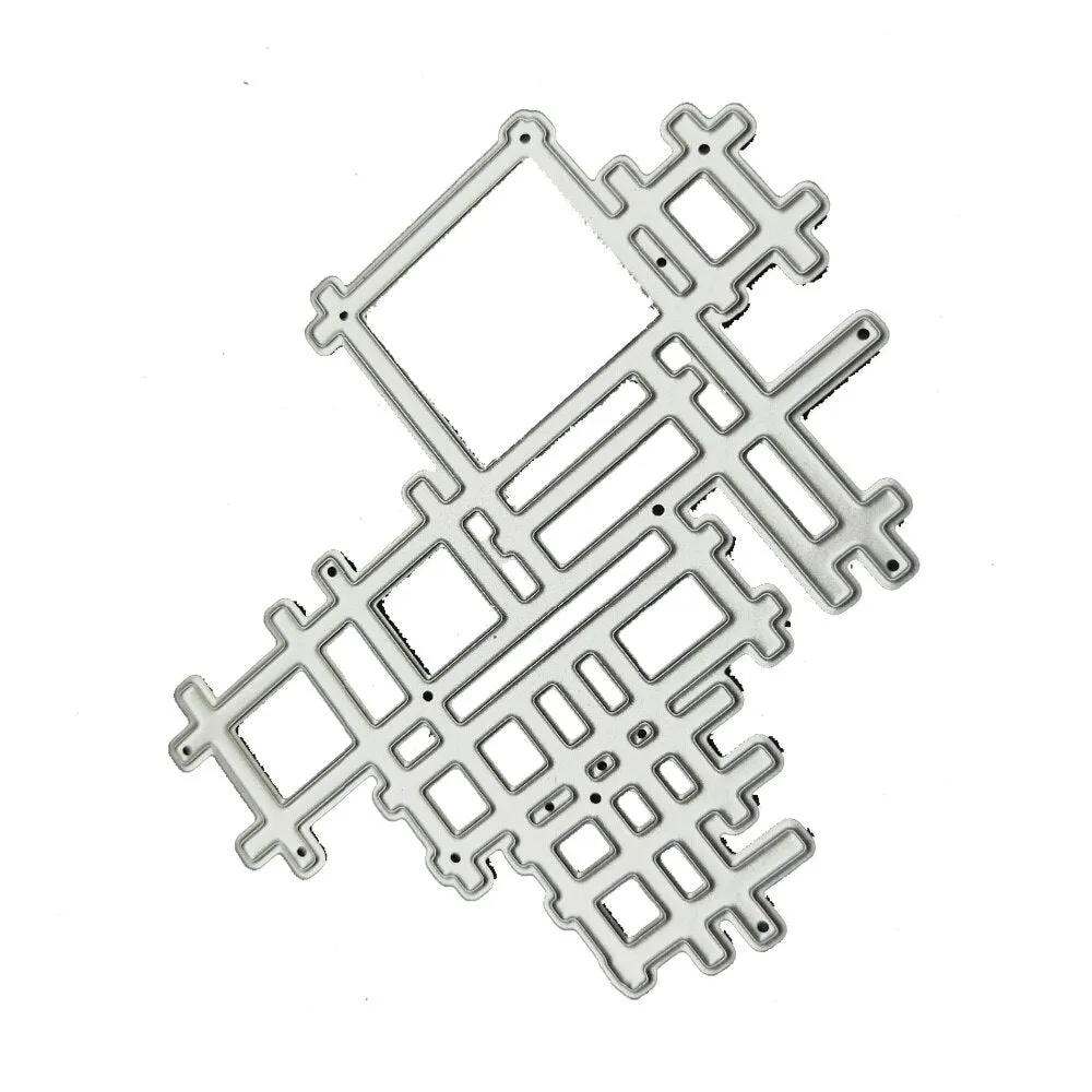 Irregular Network Metal Cutting Dies Paper Card Stencils Craft Embossing Die Wedding Easter Cards