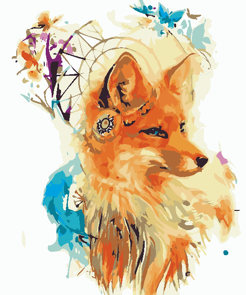 

Fox Dream Catcher – Paint By Numbers - 40*50CM, 501 Original