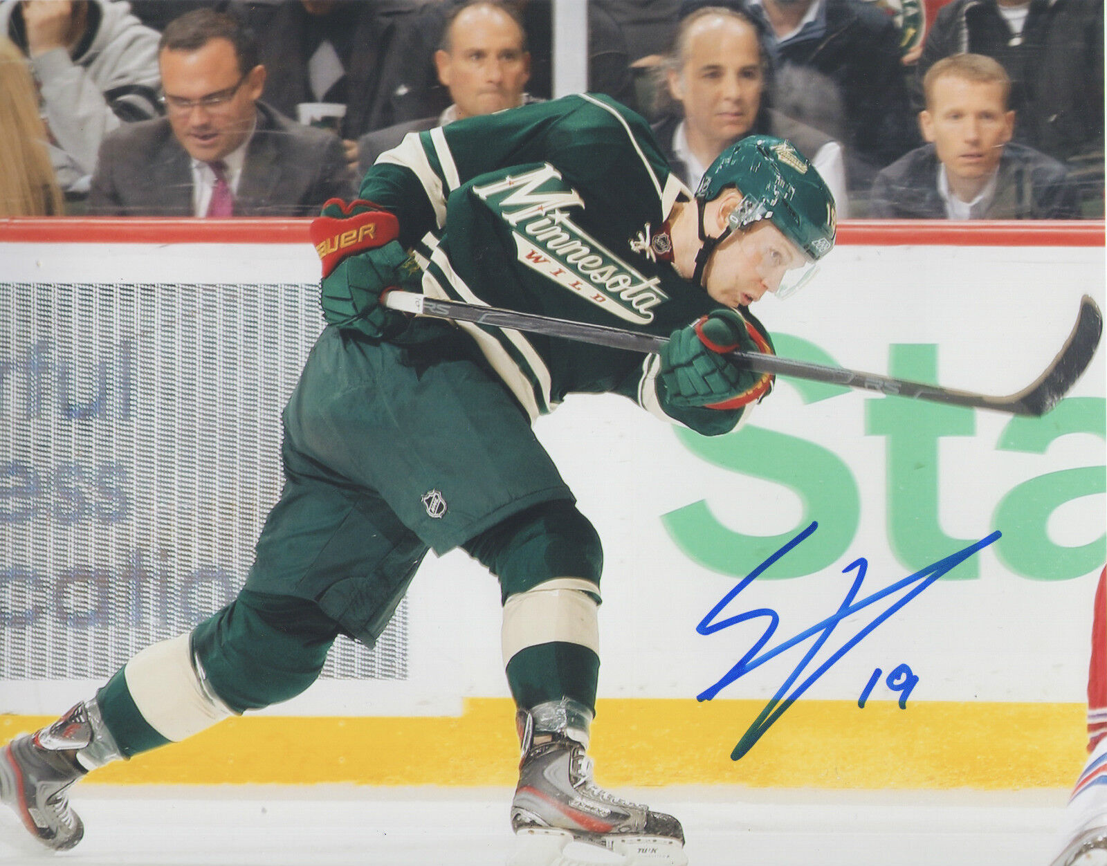 Stephane Veilleux MN *Minnesota Wild* Signed 8x10 Photo Poster painting S2 COA GFA