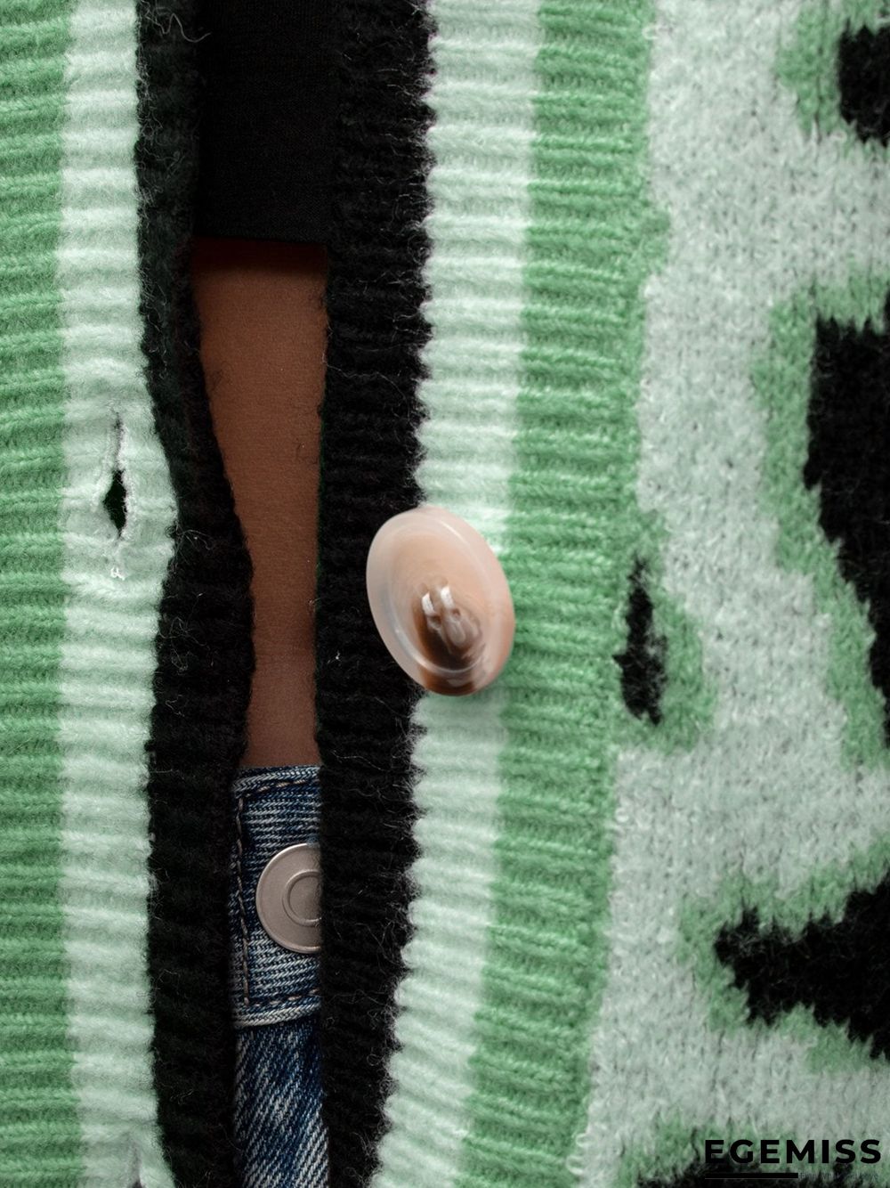 Black Net Sweater | EGEMISS