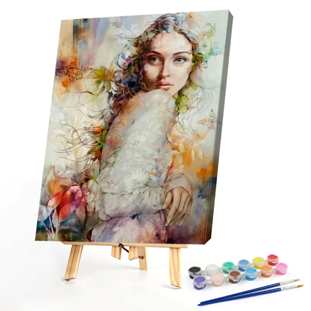 Flower Girl - Paint By Numbers(40*50CM)