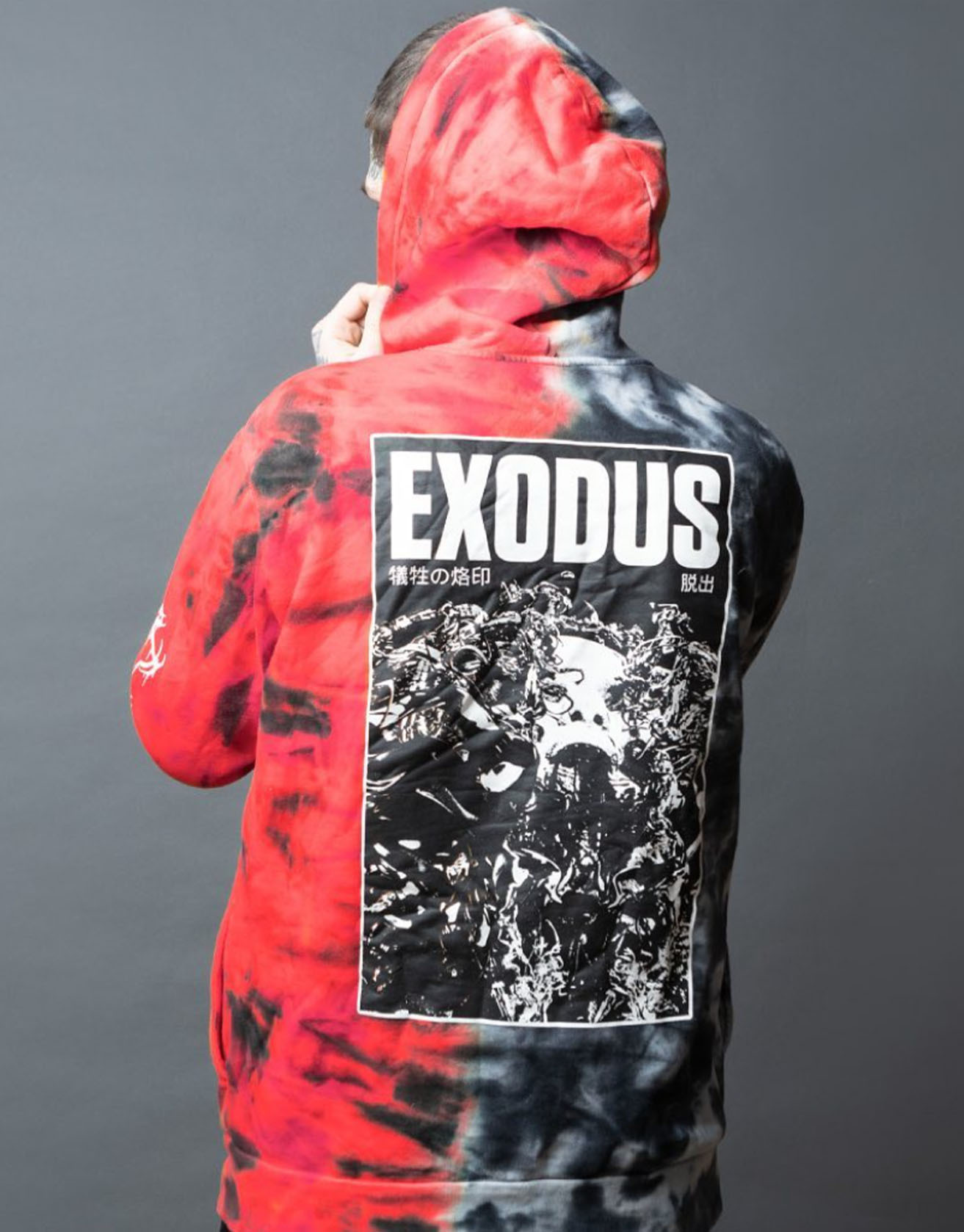 Unisex Tie Dye Print Hoodie Rock Hip Hop Hoodie / TECHWEAR CLUB / Techwear
