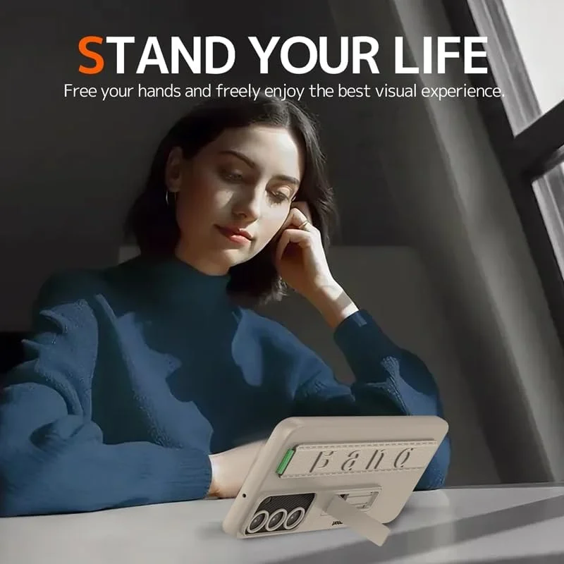 Suitable for S26 Ultra phone case, ultra-thin stand, elastic wrist strap, precision hole, shockproof protective case