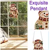 Snowman Acrylic DIY Diamond Painting Pendant Double-Sided Print Kit