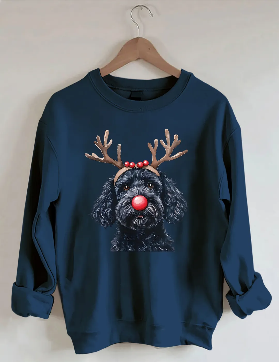 Christmas Black Goldendoodle Sweatshirt