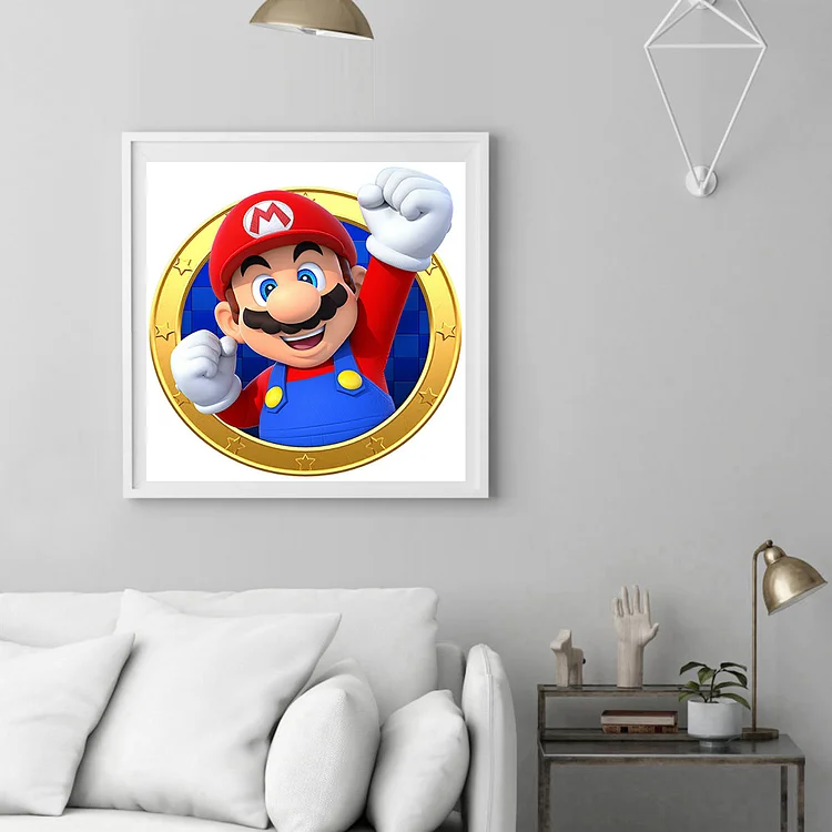 Mario - Full Round - Diamond Painting(30*50cm)