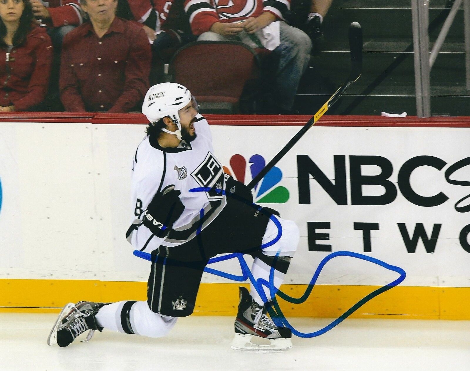 Autographed 8x10 DREW DOUGHTY Los Angeles Kings Photo Poster painting - w/COA