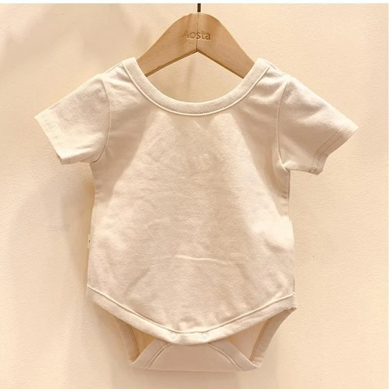 Korean Style 2020 Summer Toddlers Girls Cotton Shirts Ruffles Collar Puff Sleeve Baby Kids Tops Cute Blouses Infants Clothes
