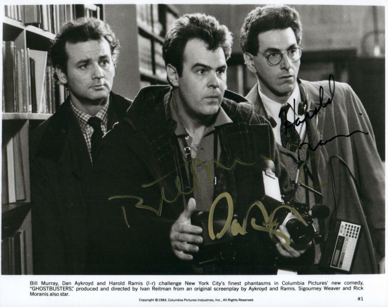 Harold Ramis Murray Aykroyd signed 8x10 Photo Poster painting autograph Pic autographed and COA