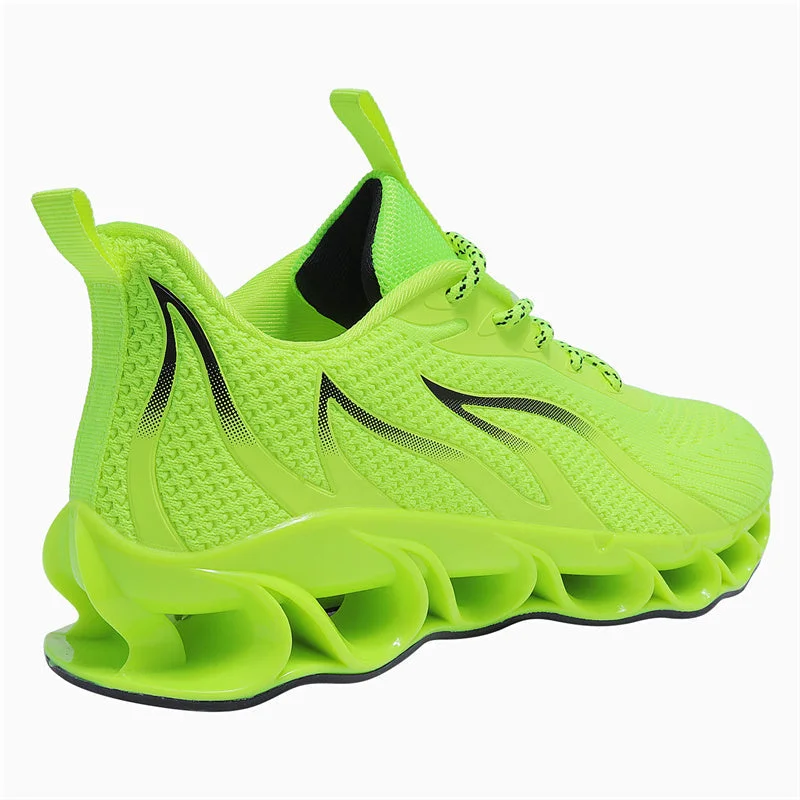 Softsfeel Women's Relieve Foot Pain Perfect Walking Shoes - Fluorescent Green