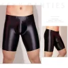 High elastic glossy silky skin-friendly tight men's boxer briefs