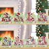 8PCS DIY Diamond Art Greeting Cards Xmas Congratulations Cards & Gifts (Unicorn)