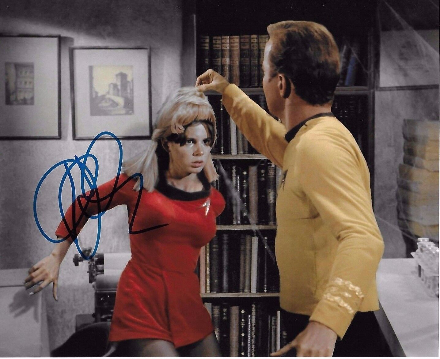 Kim Darby Signed 8x10 Photo Poster painting - Star Trek - Depicted with William Shatner! H75