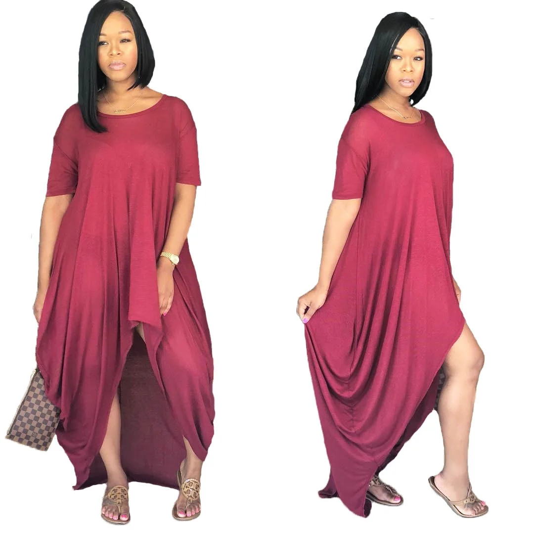 Summer 2021 Women Plus Size 3xl Women Sold Color Long Dress