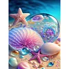 (Multi-Style)Beach Starfish and Shells-11CT Stamped Cross Stitch 40*50cm/15.75*19.69in