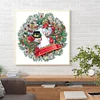 Christmas Wreath-Crystal Rhinestone Diamond Painting