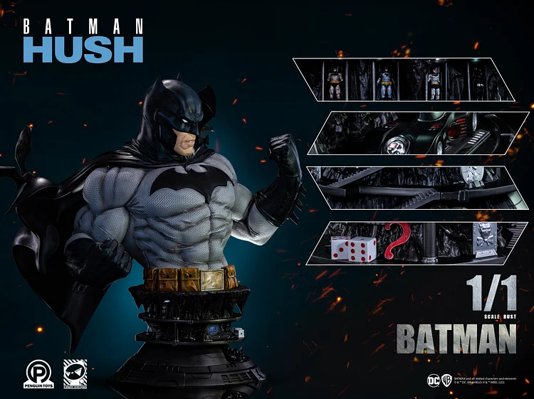 PRE-ORDER Limit Studio & Penguin Toys - The Batman HUSH 1/1 Statue(GK) Bust-